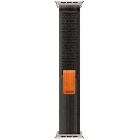 Apple Watch Ultra 49mm (GPS+LTE) Titanium Case with Black/Gray Trail Loop - M/L (MQF53/MQFX3)