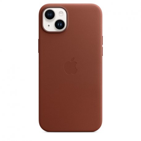 Чохол Apple iPhone 14 Plus Leather Case with MagSafe Umber (MPPD3)