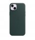 Чехол Apple iPhone 14 Plus Leather Case with MagSafe Forest Green (MPPA3)