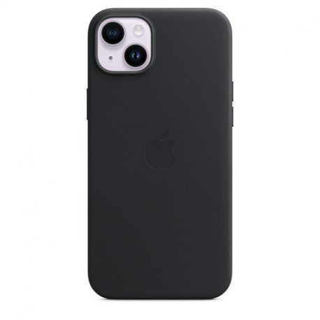 Чохол Apple iPhone 14 Plus Leather Case with MagSafe Midnight (MPP93)
