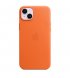 Чехол Apple iPhone 14 Plus Leather Case with MagSafe Orange (MPPF3)