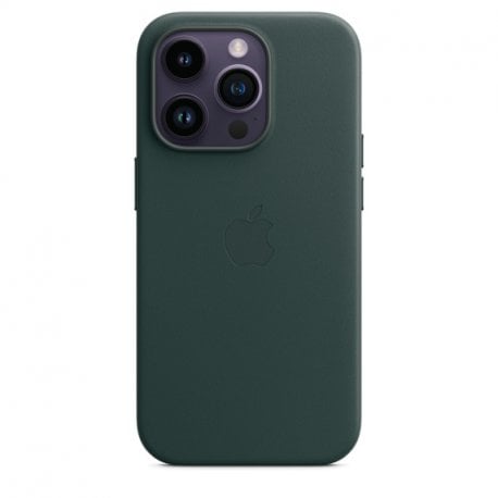 Чохол Apple iPhone 14 Pro Leather Case with MagSafe Forest Green (MPPH3)