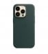 Чохол Apple iPhone 14 Pro Leather Case with MagSafe Forest Green (MPPH3)