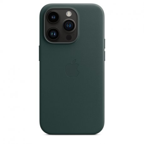 Чохол Apple iPhone 14 Pro Leather Case with MagSafe Forest Green (MPPH3)