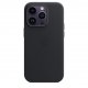 Чохол Apple iPhone 14 Pro Leather Case with MagSafe Midnight (MPPG3)