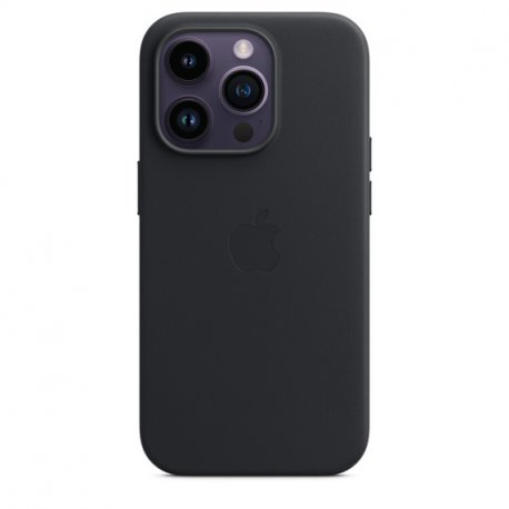 Чохол Apple iPhone 14 Pro Leather Case with MagSafe Midnight (MPPG3)