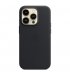 Чохол Apple iPhone 14 Pro Leather Case with MagSafe Midnight (MPPG3)