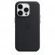 Чохол Apple iPhone 14 Pro Leather Case with MagSafe Midnight (MPPG3)