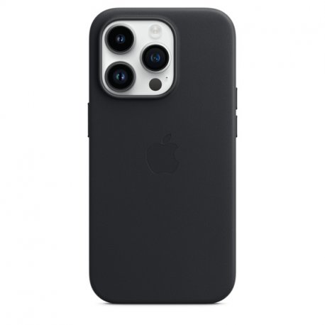 Чохол Apple iPhone 14 Pro Leather Case with MagSafe Midnight (MPPG3)