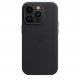 Чохол Apple iPhone 14 Pro Leather Case with MagSafe Midnight (MPPG3)