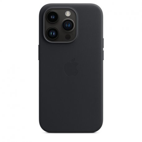 Чохол Apple iPhone 14 Pro Leather Case with MagSafe Midnight (MPPG3)