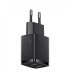 Сетевое зарядное устройство Baseus Compact Charger 2U 10.5W EU Black (CCXJ010201)