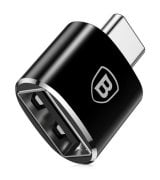 Перехідник Baseus OTG USB to Type-C Black (CATOTG-01)