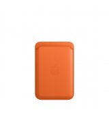 Чехол-бумажник Apple iPhone Leather Wallet with MagSafe Orange (MPPY3)