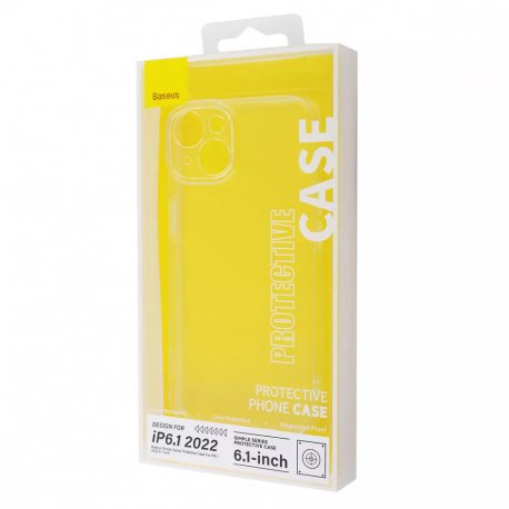 Чохол Baseus Simple Tpu Case для iPhone 14 Transparent