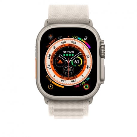 Ремінець Alpine Loop Band для Apple Watch 49mm Starlight - Large (MQE73)