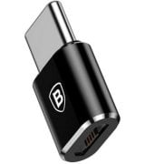 Перехідник Baseus OTG Micro-USB to Type-C Black (CAMOTG-01)