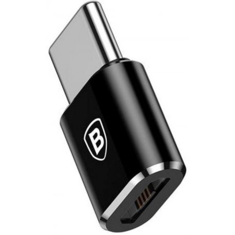 Перехідник Baseus OTG Micro-USB to Type-C Black (CAMOTG-01)