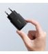 Мережевий зарядний пристрій Baseus Compact PD Charger Type-C + USB 20W Black (CCXJ-B01)