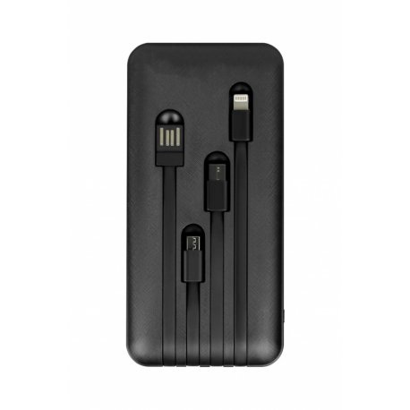 Внешний аккумулятор PowerWay TX23 20000mAh (with cable) Black