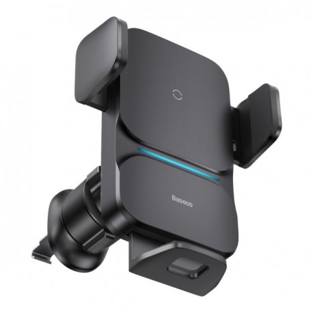 Автодержатель с беспроводным ЗУ Baseus Wisdom Auto Alignment 15W Black (CGZX000001)