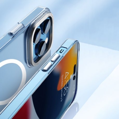 Чохол WIWU Ultra Thin Magnetic Crystal Series Case для iPhone 14 Pro Transparent
