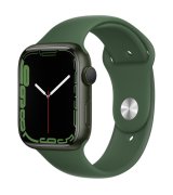 Б/у Apple Watch Series 7 45mm (GPS) Green Aluminum Case with Clover Sport Band (MKN73)