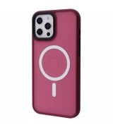 Чохол WAVE Matte Colorful Case with MagSafe для iPhone 12 Pro Max Red