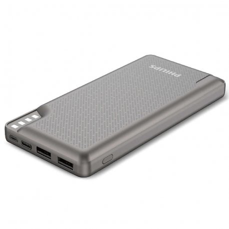 Внешний аккумулятор Philips Powerbank 10000mAh 12W Grey (DLP2010NV/62)