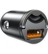 Автомобильное зарядное устройство Baseus Tiny Star Mini Quick Charge Car Charger USB Port 30W Gray (VCHX-A0G)