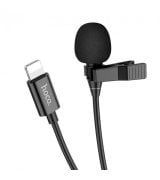 Микрофон-петличка Hoco L14 Lightning Black