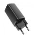 Мережевий зарядний пристрій Baseus GaN2 Lite Quick Charger 65W (1Type-C + 1USB) Black (CCGAN2L-B01)