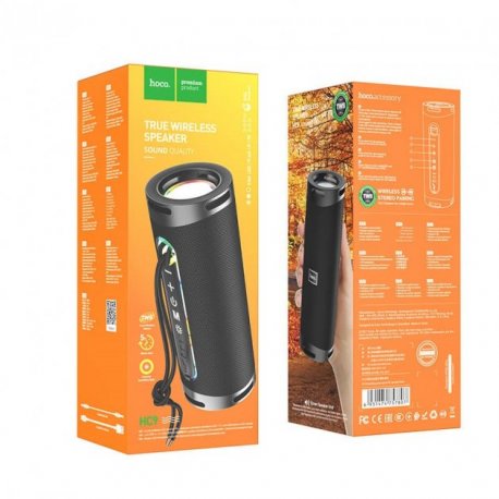 Портативна колонка HOCO HC9 Dazzling Pulse Black