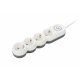 Сетевой удлинитель 2E Plus 4XSchuko с выключателем 3G*1.0мм 3м White (2E-U04VESM3W) Сетевой удлинитель 2E Plus 4XSchuko с выключателем 3G*1.0мм 3м White (2E-U04VESM3W)