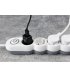Сетевой удлинитель 2E Plus 4XSchuko с выключателем 3G*1.0мм 3м White (2E-U04VESM3W)