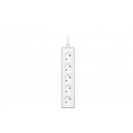 Сетевой удлинитель 2E 5XCEE7/17 2G*1.0мм 1.5м White (2E-U0510M1.5)