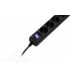 Сетевой удлинитель 2E 5XSchuko с выключателем 3G*1.5мм 1.5м Black (2E-U05ES15M1.5BK)