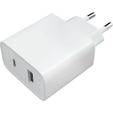 Мережевий зарядний пристрій Xiaomi Mi Wall Charger 33W USB+Type-C QC3.0 (BHR4996GL) EU Plug