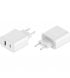 Мережевий зарядний пристрій Xiaomi Mi Wall Charger 33W USB+Type-C QC3.0 (BHR4996GL) EU Plug