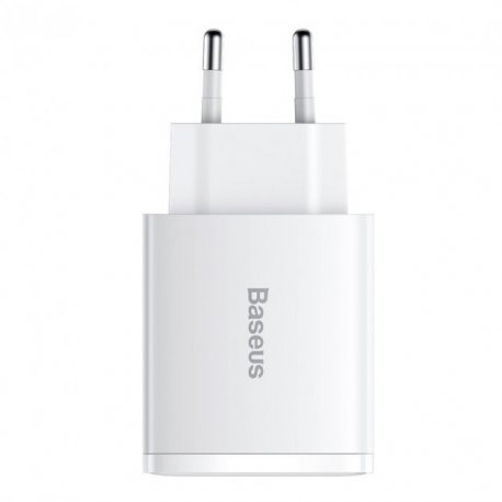 Сетевое зарядное устройство Baseus Compact PD Charger 30W U+C White (CCXJ-E02)