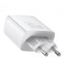 Сетевое зарядное устройство Baseus Compact PD Charger 30W U+C White (CCXJ-E02)