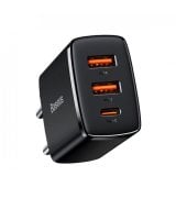 Сетевое зарядное устройство Baseus Compact PD Charger 30W U+C (Black) (CCXJ-E01)