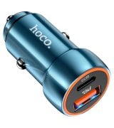 Автомобильное зарядное устройство Hoco Z46A PD 20W + QC3.0 Blue