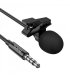 Микрофон-петличка Hoco L14 3,5 mm Mini-Jack Black