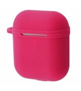 Чохол Shock Proof Silicone Case для Airpods 1/2 Bordo