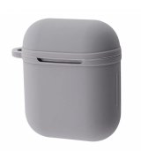 Чехол Shock Proof Silicone Case для Airpods 1/2 Gray