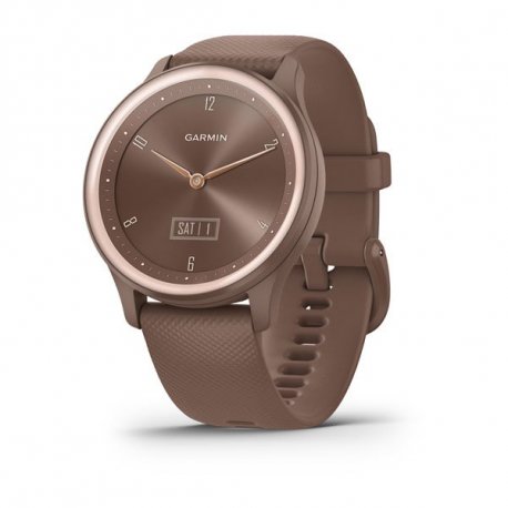 Смарт-часы Garmin vivomove Sport Cocoa Case and Silicone Band with Peach Gold Accents (010-02566-02)