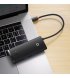 HUB Baseus Baseus Lite Series 6in1 Type-C to HDMI+2xUSB 3.0+PD+SD/TF Black (WKQX050101)