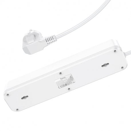 Сетевой удлинитель Hoco NS1 4 розетки / 3USB (Type-C PD20W+2USB 18W) 1,8m White