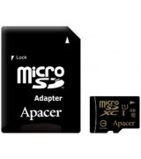 Карта памяти Apacer 128GB microSDXC C10 UHS-I + SD (AP128GMCSX10U1-R)